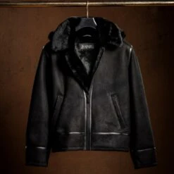 Bronco Jacket | Black -Thursday Boots 1024x1024 BroncoJacket Black 092624 MoodyLightbox FrontOpen