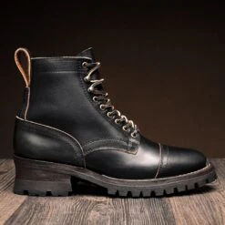 Thursday Boots -Thursday Boots 1024x1024 Challenger BlackTeacore 091924 MoodyLightbox Side