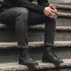 Kato Axe Slim Fit Chinos | Charcoal -Thursday Boots 1024x1024 Kato Axe Charcoal 210206 2