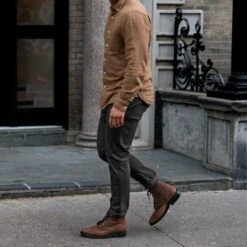 Kato Axe Slim Fit Chinos | Charcoal -Thursday Boots 1024x1024 Kato Axe Charcoal 210206 3