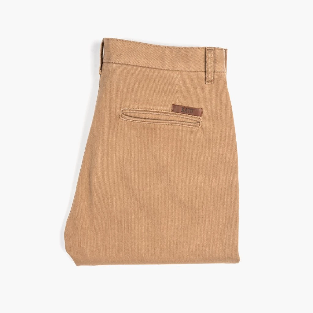Kato Axe Slim Fit Chinos | Khaki 6 Kato Axe Slim Fit Chinos | Khaki - Image 4
