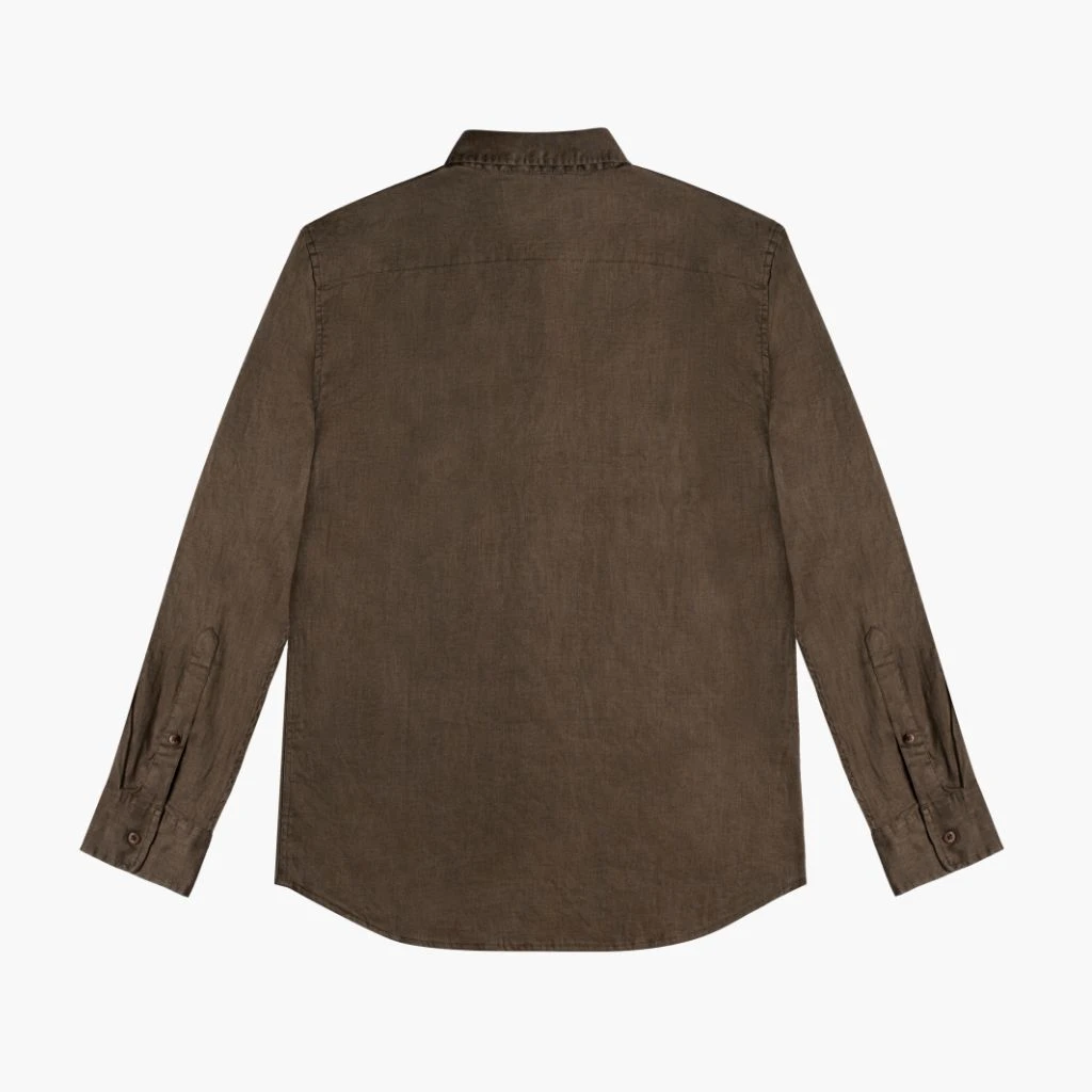 Linen Shirt | Brown 4 Linen Shirt | Brown - Image 2