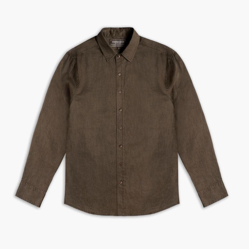 Linen Shirt | Brown 3 Linen Shirt | Brown
