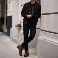 Bomber Jacket | Espresso 12 Bomber Jacket | Espresso -Thursday Boots 1024x1024 Men BomberJacket Espresso 102723 3