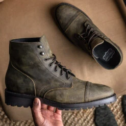 Captain | Dark Olive Matte 15 Captain | Dark Olive Matte -Thursday Boots 1024x1024 Men Captain DarkOliveMatte 210205 3