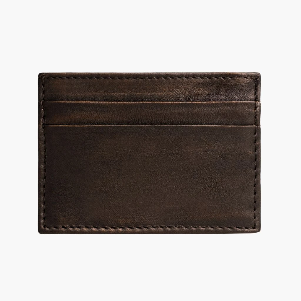Leather Card Holder | Black Coffee 4 Leather Card Holder | Black Coffee - Image 2