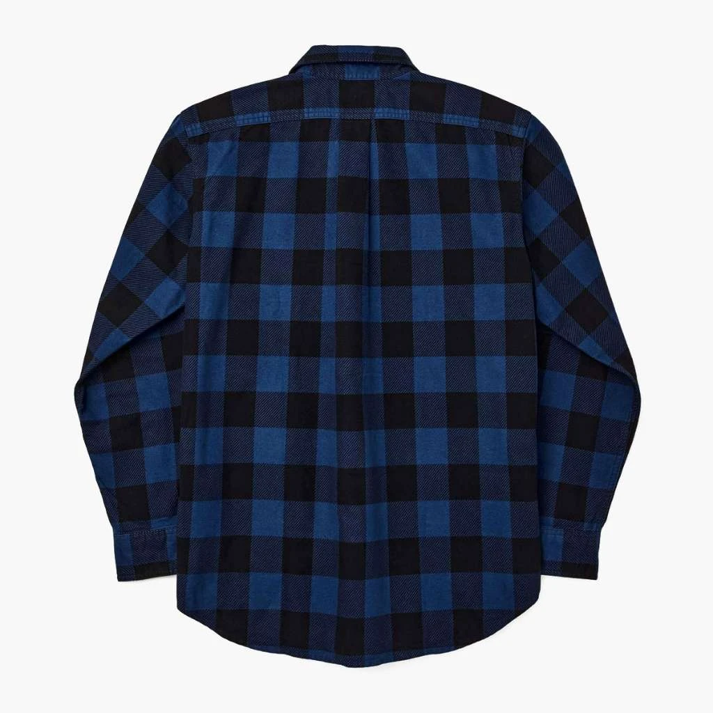 Filson Field Flannel Shirt | Cobalt Blue Black 4 Filson Field Flannel Shirt | Cobalt Blue Black - Image 2