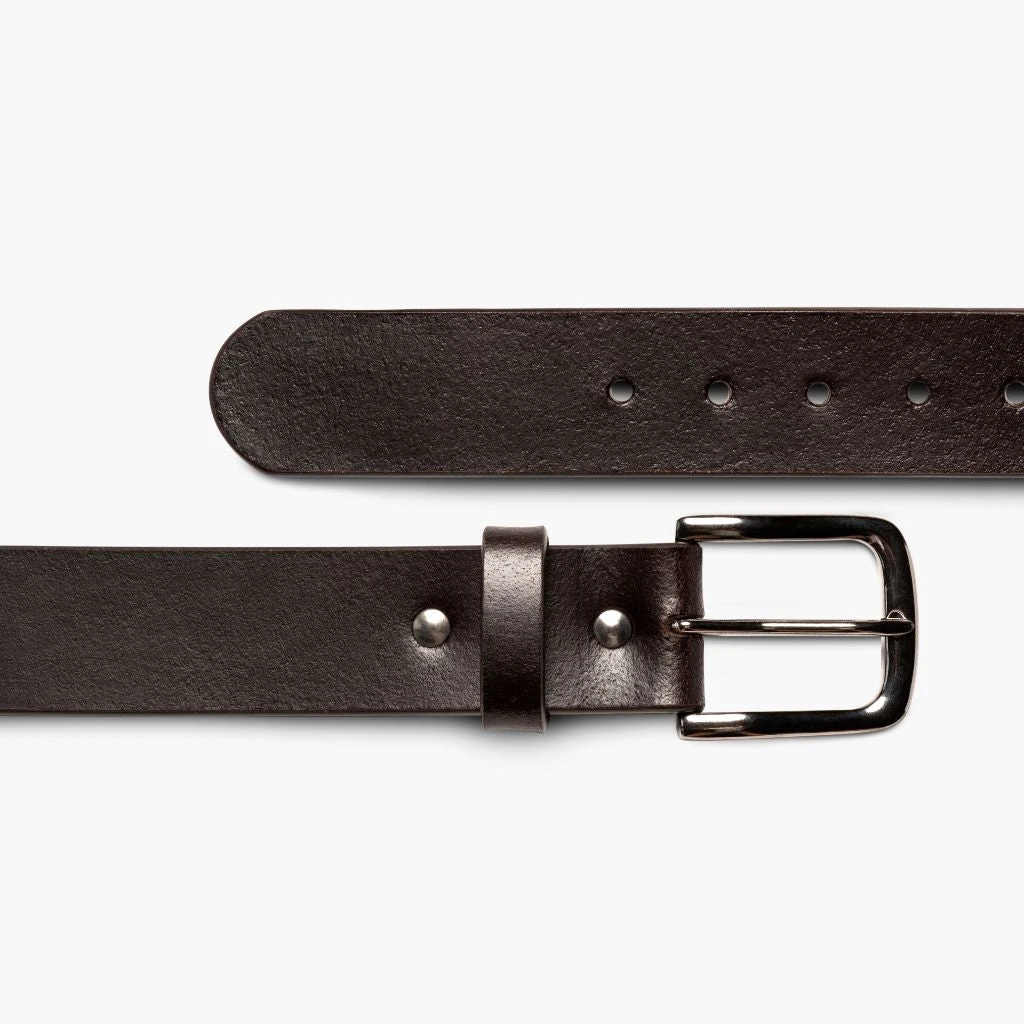 Men's Heritage Leather Belt | Cacao 5 Men's Heritage Leather Belt | Cacao - Image 3