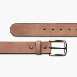 Men's Heritage Leather Belt | Terracotta -Thursday Boots 1024x1024 Men Heritage Terracotta 072823 BothEnds