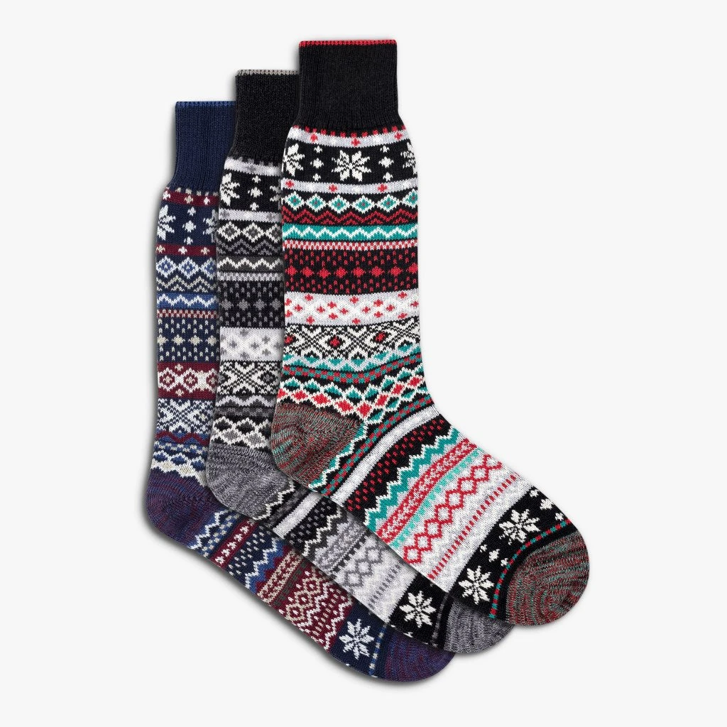 Men's Sodello Norwegian Sock | 3-Pack 3 Men's Sodello Norwegian Sock | 3-Pack
