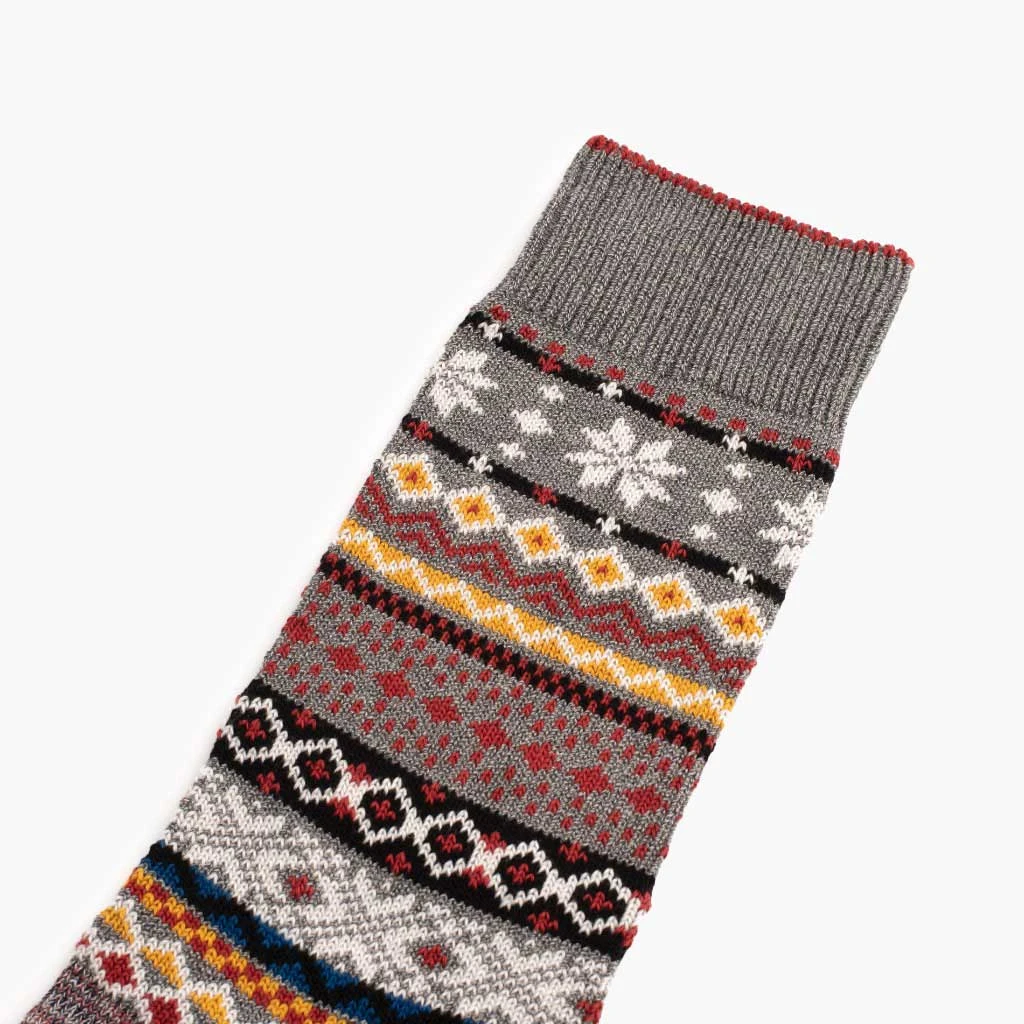 Men's Norwegian Sock | Heather Grey 4 Men's Norwegian Sock | Heather Grey - Image 2