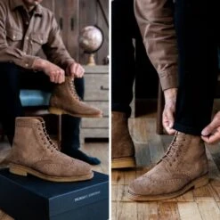Wingtip | Caramel Suede -Thursday Boots 1024x1024 Men Wingtip CaramelSuede 101622 2