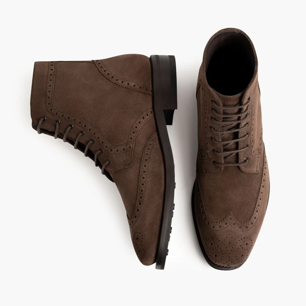 Wingtip | Chocolate Suede 5 Wingtip | Chocolate Suede - Image 3