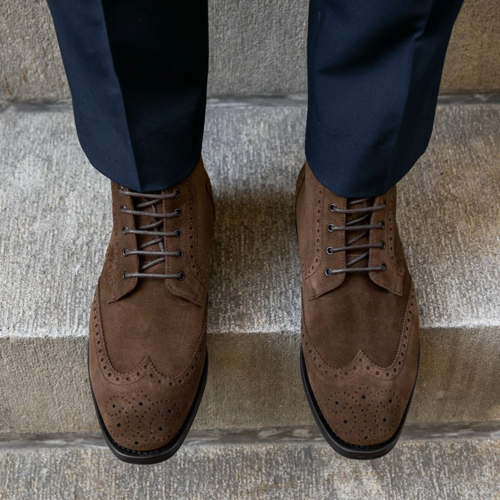 Wingtip | Chocolate Suede 9 Wingtip | Chocolate Suede - Image 7