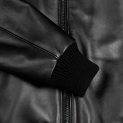 Bomber Jacket | Black -Thursday Boots 1024x1024 Mens BomberJacket Black 091223 SleeveDetail