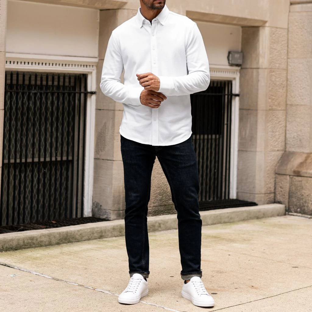 Everyday Button-Down Shirt | White 10 Everyday Button-Down Shirt | White - Image 8