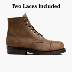 Heritage Captain | Vintage Tobacco -Thursday Boots 1024x1024 Mens HeritageCaptain VintageTobacco 022624 Side LacesGIF