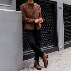 Racer Jacket | Arizona Adobe 13 Racer Jacket | Arizona Adobe -Thursday Boots 1024x1024 Mens Jackets Racer Arizona 092823 3