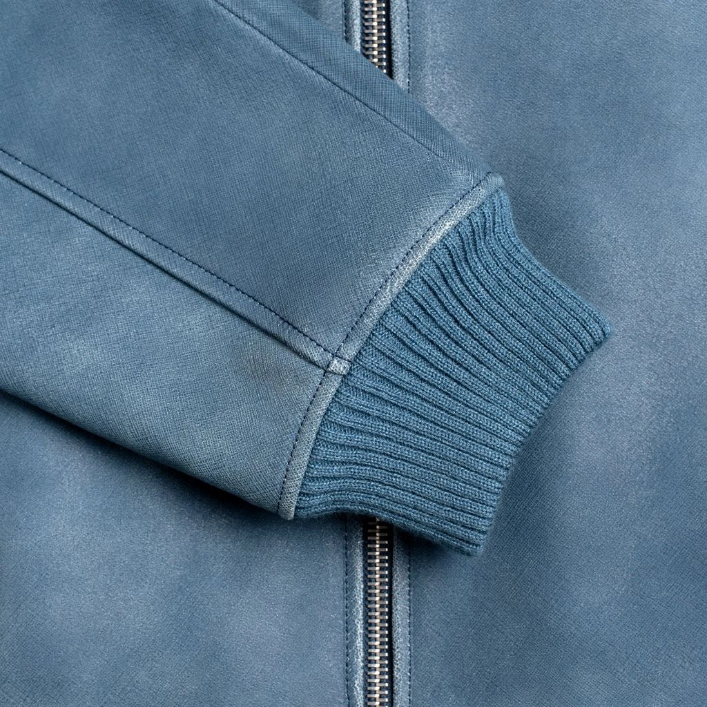 Major League Jacket | Blue Textured 10 Major League Jacket | Blue Textured - Image 8