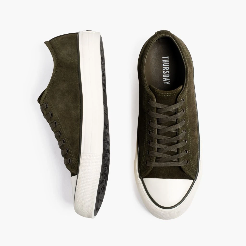 Retro Low Top | Olive 5 Retro Low Top | Olive - Image 3