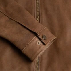 Roadster Jacket | Burnt Copper -Thursday Boots 1024x1024 Mens RoadsterJacket BurntCopper 092523 CollarDetail