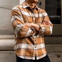 Forever Flannel Shirt | Butterscotch 16 Forever Flannel Shirt | Butterscotch -Thursday Boots 1024x1024 Mens Shirts ForeverFlannel Butterscotch 101223 1