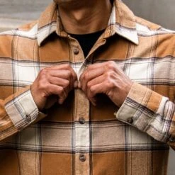 Forever Flannel Shirt | Butterscotch 17 Forever Flannel Shirt | Butterscotch -Thursday Boots 1024x1024 Mens Shirts ForeverFlannel Butterscotch 101223 3