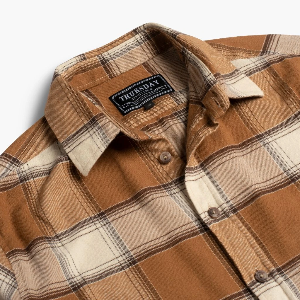 Forever Flannel Shirt | Butterscotch 6 Forever Flannel Shirt | Butterscotch - Image 4