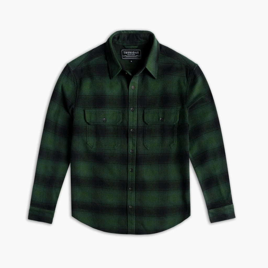 Summit Flannel Shirt | Evergreen 3 Summit Flannel Shirt | Evergreen