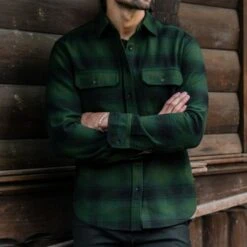 Summit Flannel Shirt | Evergreen 16 Summit Flannel Shirt | Evergreen -Thursday Boots 1024x1024 Mens Shirts SummitFlannel Evergreen 111023 2