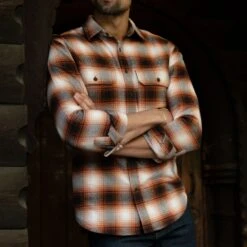 Summit Flannel Shirt | Harvest -Thursday Boots 1024x1024 Mens Shirts SummitFlannel Harvest 111023 1