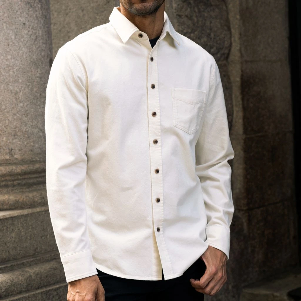 Solid Shirt | Off-White 8 Solid Shirt | Off-White - Image 6