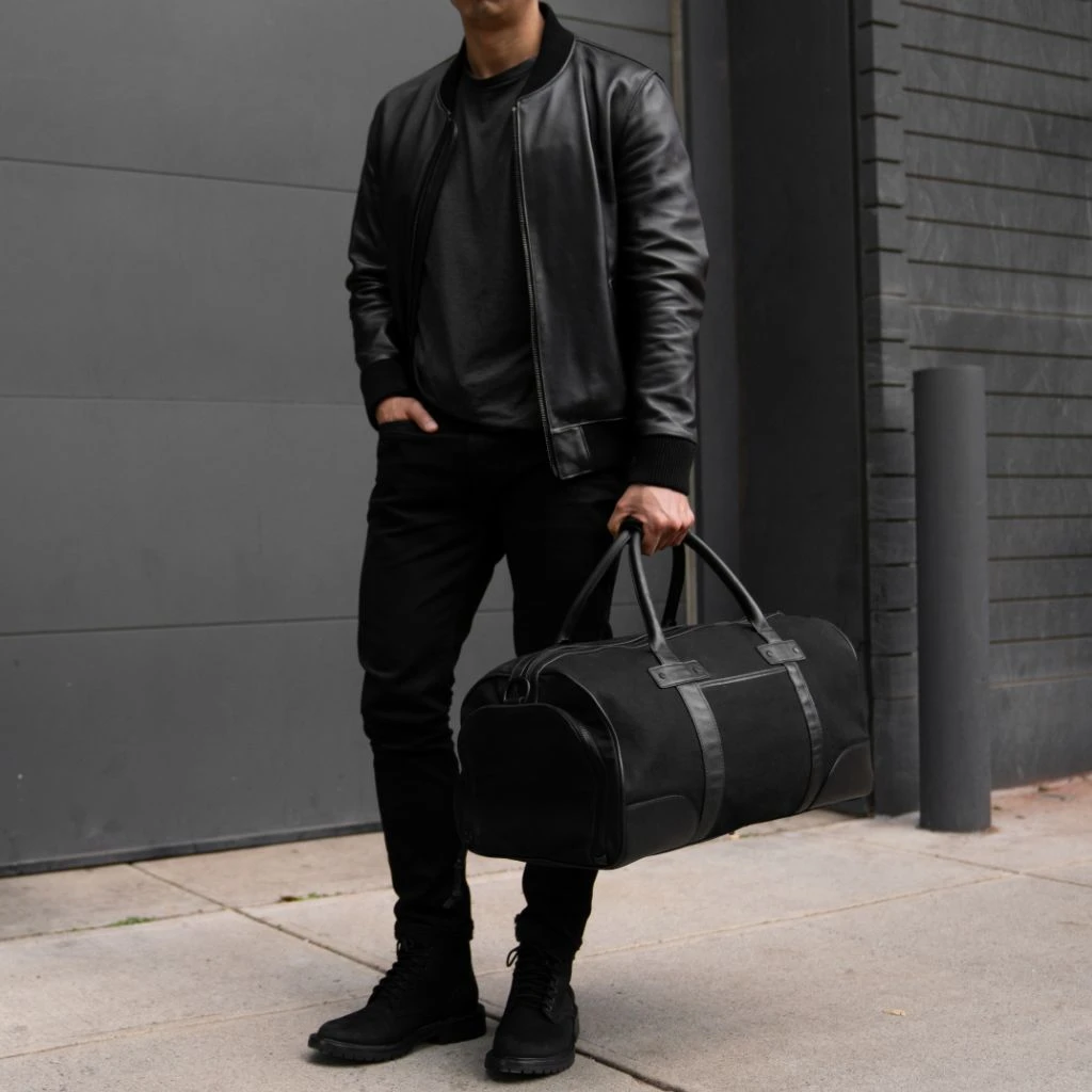 Weekender Bag | Black Canvas 9 Weekender Bag | Black Canvas - Image 7