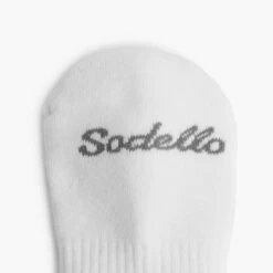 Men's Classic No Show Sock | White -Thursday Boots 1024x1024 Sodello Ankle White 041422 3