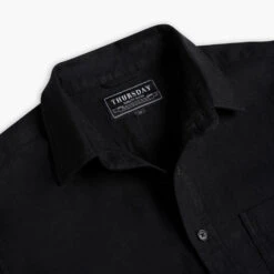 Solid Shirt | Black -Thursday Boots 1024x1024 SolidShirt Black 100924 Detail