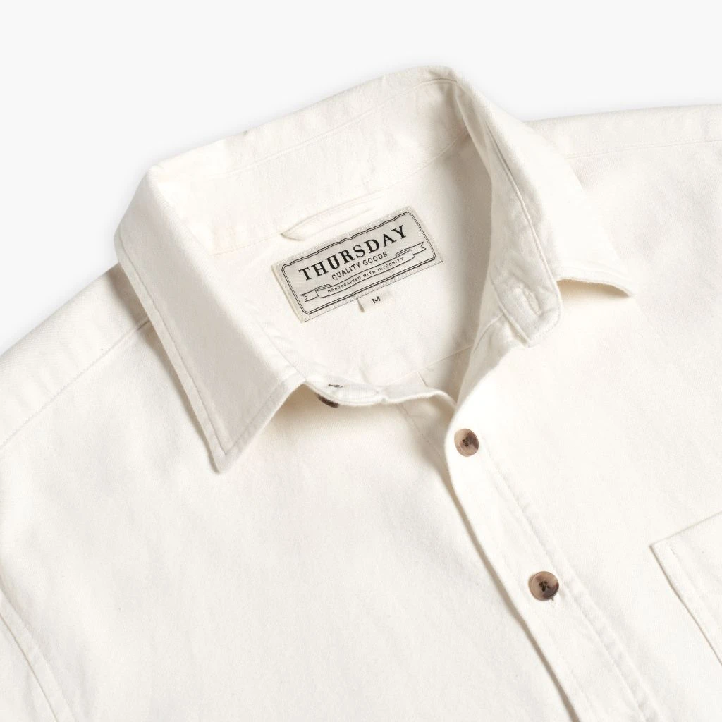 Solid Shirt | Off-White 6 Solid Shirt | Off-White - Image 4