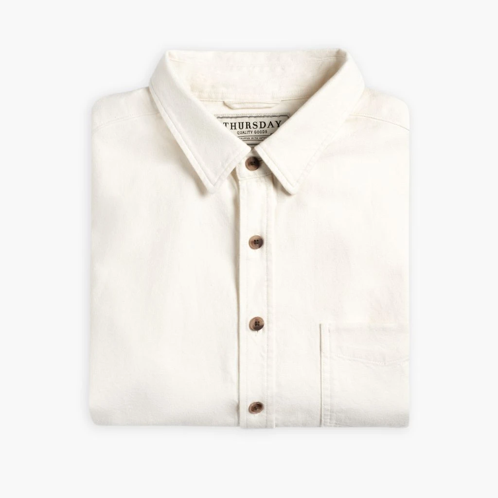 Solid Shirt | Off-White 5 Solid Shirt | Off-White - Image 3