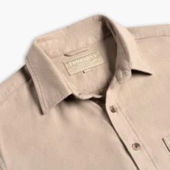 Solid Shirt | Taupe -Thursday Boots 1024x1024 SolidShirt Taupe 100924 Detail