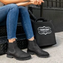 Canvas Tote | Black 10 Canvas Tote | Black -Thursday Boots 1024x1024 ToteBag Black 110923 1