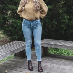 Women's Western Leather Belt | Brown -Thursday Boots 1024x1024 Western Brown 2