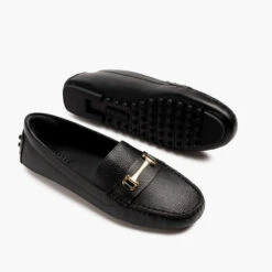 Driving Loafer | Black & Gold -Thursday Boots 1024x1024 Women DrivingLoafer BlackGold 062524 FlatlayAlt