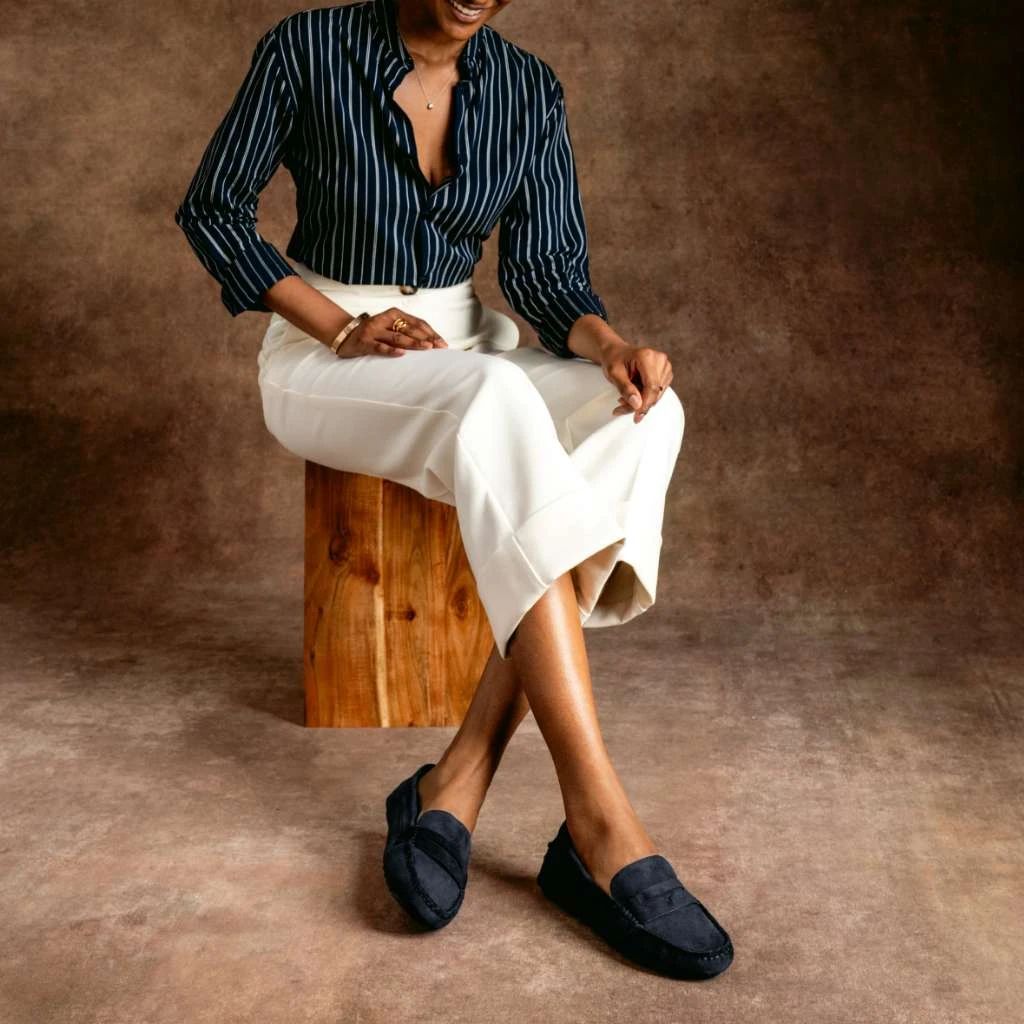 Driving Loafer | Navy Suede 10 Driving Loafer | Navy Suede - Image 8