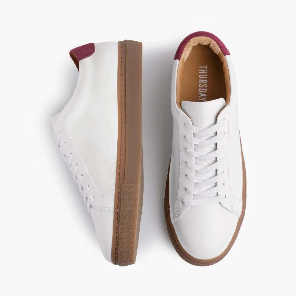 Women's Legacy | White X Burgundy 5 Women's Legacy | White X Burgundy - Image 3