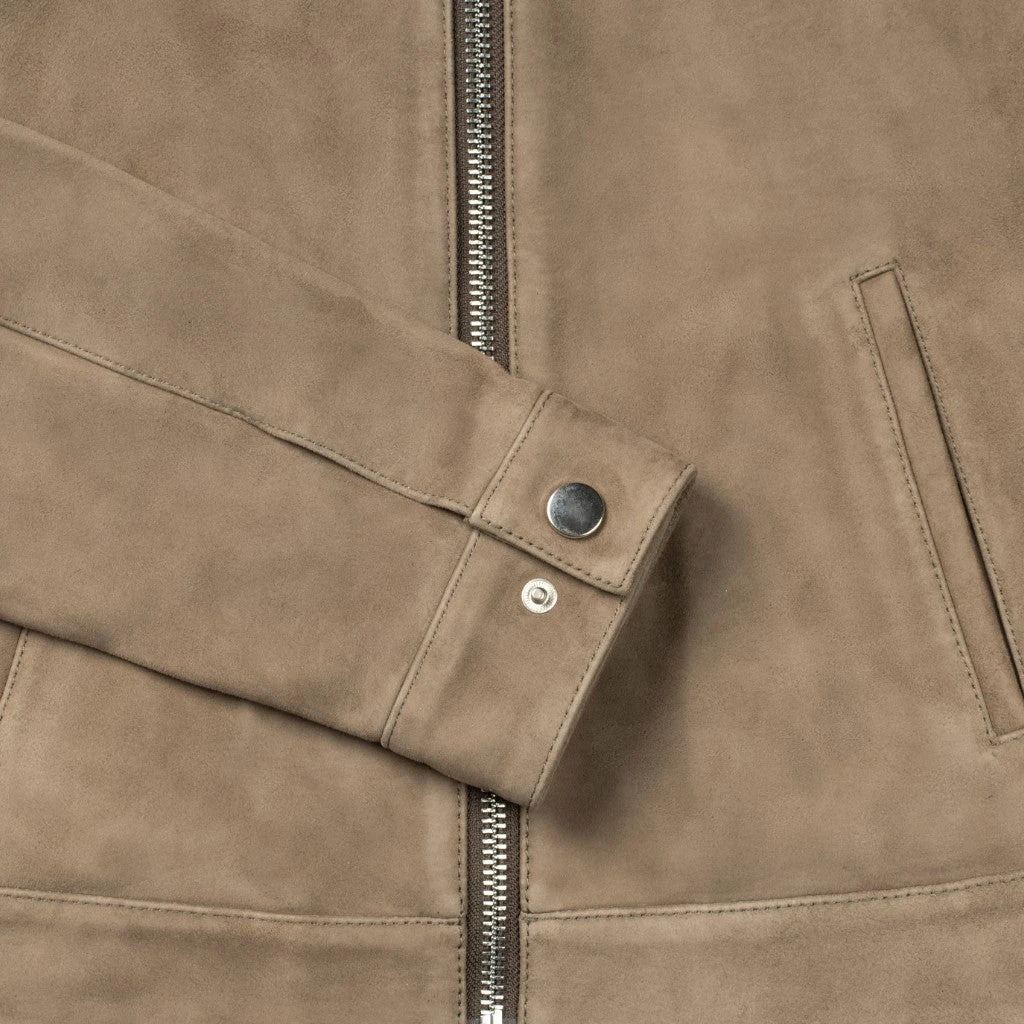 Racer Jacket | Taupe 10 Racer Jacket | Taupe - Image 8