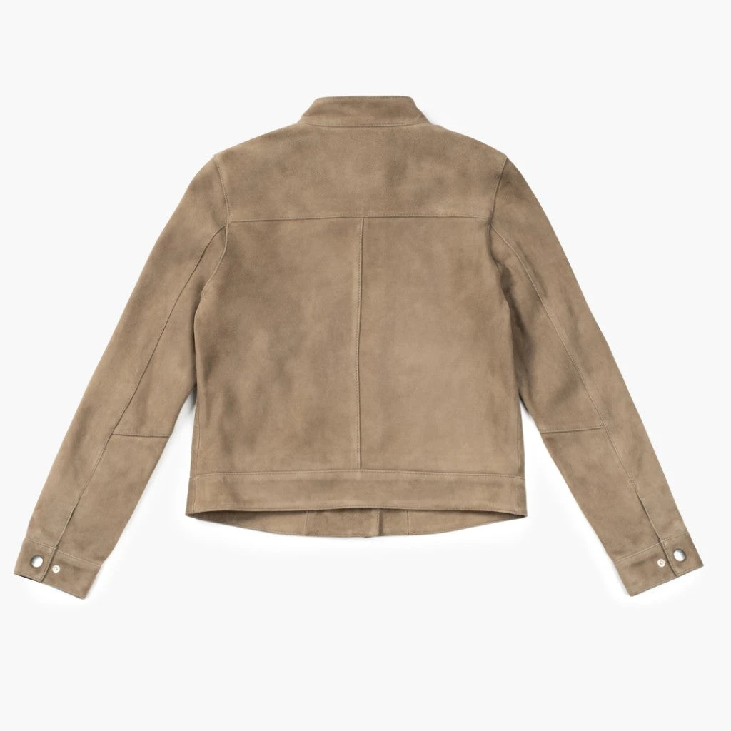 Racer Jacket | Taupe 8 Racer Jacket | Taupe - Image 6