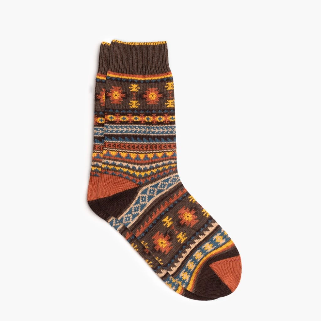 Women's Southern Sun Sock | Umber 3 Women's Southern Sun Sock | Umber