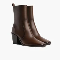 Soho Zip | Chocolate 11 Soho Zip | Chocolate -Thursday Boots 1024x1024 Women SohoZip Chocolate 031822 3.4