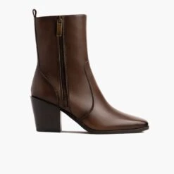Soho Zip | Chocolate 12 Soho Zip | Chocolate -Thursday Boots 1024x1024 Women SohoZip Chocolate 031822 SideZipper