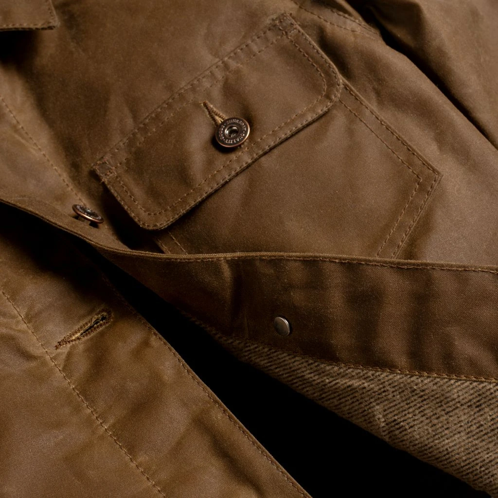 Waxed Canvas Field Jacket | Coyote 9 Waxed Canvas Field Jacket | Coyote - Image 7
