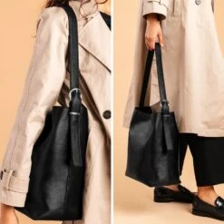 Bucket Bag | Black & Silver -Thursday Boots 1024x1024 Womens BucketBag BlackSilver 091324 2 16f98076 874a 4b66 9b27 c7c240312609